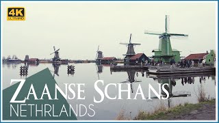 Walking Tour in Zaandam The Zaanse Schans  A culturalhistorical place  4k 2023 [upl. by Ylrak969]