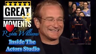 Inside The Actors Studio Robin Williams Great Moments [upl. by Otiragram94]