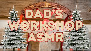 Antique Sled Restoration ASMR  Vintage Christmas Makeover Peaceful Paint amp Repair Dads Shop [upl. by Ardnoik]