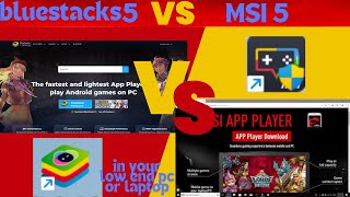 Bluestacks vs MSI lets see who is best [upl. by Weyermann]