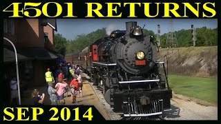 Southern 4501 Return to Steam 2014 [upl. by Lamont]