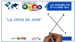 La Croix de LOTO du 05 octobre 2024 👉 Croix Numérologique [upl. by Auvil]