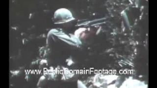 Vietnam War Combat Scene 1 Public Domain Archival Stock Footage  wwwPublicDomainFootagecom [upl. by Neddie548]