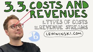 33 COSTS AND REVENUES  IB BUSINESS MANAGEMENT  fixed variable direct overheads revenue stream [upl. by Nylorahs]