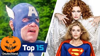 Top 15 der schlimmsten SuperheldenFilmkostüme [upl. by Chere]