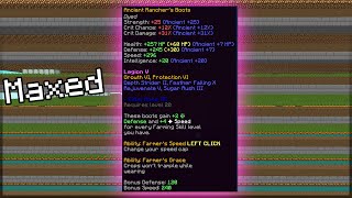 Hypixel Skyblock  So I Maxed My Rancher Boots kinda [upl. by Telracs]