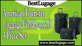 American Tourister Luggage Fieldbrook II 3 Piece Set Review [upl. by Tedie]