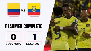 COLOMBIA SUCUMBE  ECUADOR GANA EN BARRANQUILLA Y HUNDE A COLOMBIA ELIMINATORIAS recreacion🎮 [upl. by Aleira]