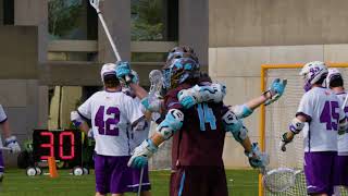 Tufts Lacrosse vs Amherst NESCAC Semifinal  2018 [upl. by Aracaj]