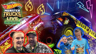 Hot Wheels Monster Trucks Live Glow Party [upl. by Larual]