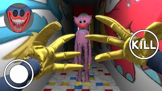 NEW What if I Become HUGGY WUGGY and Kill KISSY MISSY in Poppy Playtime Chapter 3 Garrys Mod [upl. by Nairahcaz]