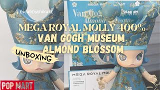 UNBOXING MEGA ROYAL MOLLY 400 Van Gogh Museum Almond Blossom [upl. by Auqinehs]