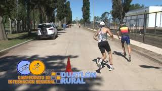 Gustavo Nieva Primer Fecha del Duatlon Rural Campeonato de integración Regional en Noetinger [upl. by Amero]