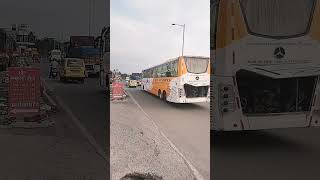 SRS Travels Mercedes Benz SHD 2436 on BLR MUM route bus youtubeshorts trending [upl. by Kowatch372]