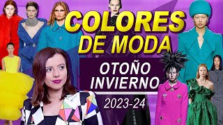 Tendencias COLORES DE MODA Otoño Invierno 20232024  Mari Estilo [upl. by Gilberto30]