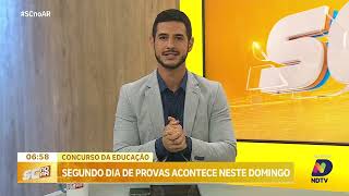 Segundo dia de provas do concurso público da educação acontece neste domingo em SC [upl. by Berliner]