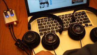 Grado SR80e versus SR60 headphones  quick compare with uncompressed audio [upl. by Lowenstein32]