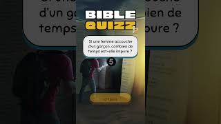 bible quizz LE LEVITIQUE N°4 libraccessacademy quiz bible [upl. by Elbertina665]