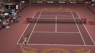 Top Spin 4 PC was really ahead of its time Ivanovic Vs serena Williams expert mode 60fps [upl. by Petronilla]