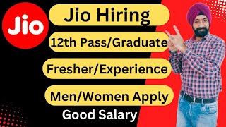 Jio Customer Care Job  Jio Hiring  12th Pass Jobs  Customer Care Jobs [upl. by Ahsema26]