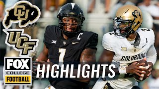 Colorado Buffaloes vs UCF Knights Highlights  FOX College Football [upl. by Helyn55]