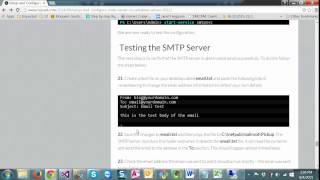 How to enable and configure SMTP Windows Server 2012 R2 [upl. by Lekar]