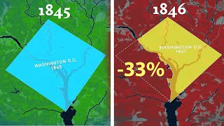 Why Washington DC Was Cut In Two In 1846 [upl. by Madalena]