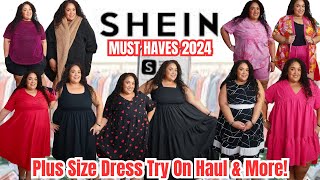 SHEIN Plus Size Haul 2024SHEIN Plus Size DressesSHEIN Plus Size Try On HaulTashaStJames [upl. by Kampmeier]