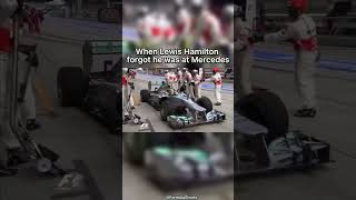 A hilarious but rare mistake from lewishamilton f1 formulaone formula1 mistakes f12022 fun [upl. by Anonyw44]