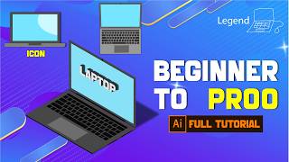 Laptop Graphic Design Style With Adobe Illustrator [upl. by Aseretairam]