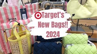 TARGET SPRING 2024 HANDBAGS  JUST DROPPED  TARGET CLEARANCE FINDS [upl. by Mackler]