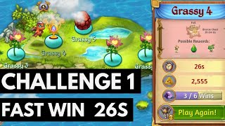 Merge Dragons Challenge 1 • 26s FAST Win ☆☆☆ [upl. by Armanda]