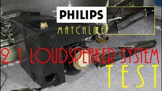 21 Philips Matchline 29PT902119 CRT tv speaker system  Sound amp Bass Test [upl. by Lusa]