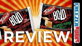 Totinos BOLD Jalapeño Poppers and Buffalo Style Chicken Rolls Video Review Freezerburns Ep620 [upl. by Assirram378]