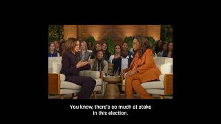 Kamala Harris speaks with Oprah Winfrey about our power in a democracy  HarrisWalz 2024 [upl. by Annehs]