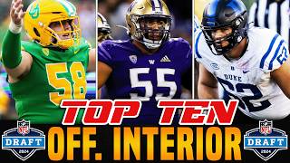 Top Interior Offensive Linemen in the 2024 NFL Draft  Guard amp Center Rankings [upl. by Spieler852]