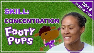 Footy Pups  SKILL Concentration  Football for Kids [upl. by Marozas]