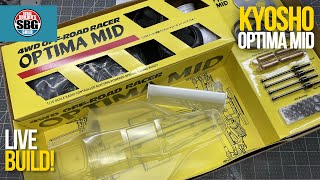 Kyosho Optima Mid LIVE BUILD [upl. by Hehre]