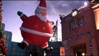 Full Macys Holiday Parade at 2011 Universal Studios Orlando Holidays event [upl. by Liauqram]