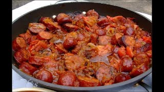 Comment faire du rougail saucissescuisine réunionnaise  Cuisine des îles [upl. by Oniliuqnart]