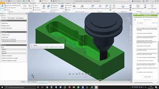 2 parte  Inventor CAM HSM Operaciones de fresado Nivel Intermedio [upl. by Adnauqaj]