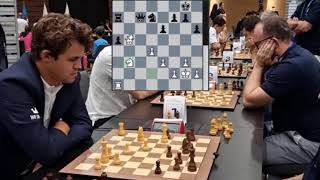 Magnus Carlsen Vs Nihal Sariin  World Rapid Chess [upl. by Mittel]