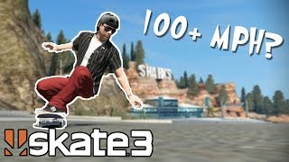 Skate 3 How FAST is the INSANE SPEED GLITCH [upl. by Enylecoj952]