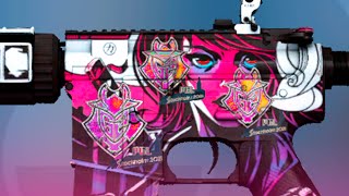 M4A4  NeoNoir Sticker Combinations  CSGO [upl. by Zetneuq]