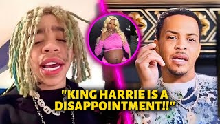 TI SLAMS Son King Harris For Getting His Girlfriend Pregnant  TI KICKED Him OUT [upl. by Ewold]