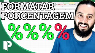 Como Formatar Porcentagem no Excel sem Mistério [upl. by Namron]