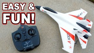 XK A100 SU27 Beginner RC Plane Review ✈️ [upl. by Notlew]