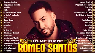 Romeo Santos  Greatest Hits Full Album  Best Old Songs All Of Time  Bachata Mix 2024 [upl. by Ierbua]