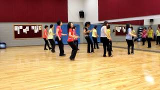 Lets Have A Party  Line Dance Dance amp Teach in English amp 中文 [upl. by Indys291]