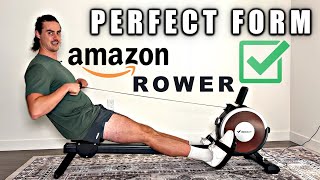 How to Row With PERFECT Form on Your Amazon Rower [upl. by Quiteri]